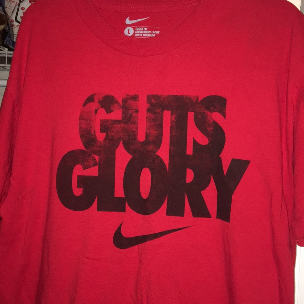 Faded design “GUTS GLORY” Nike tee-shirt